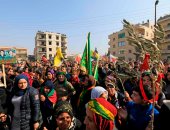 مظاهرات فى إقليم كردستان العراق دعما لـ"عفرين" السورية