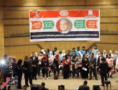 رئيس نقابة العاملين بالخدمات الإدارية: عمال مصر فى انتظار يوم التصويت للسيسي (صور)