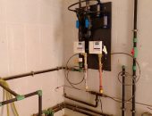 صور.. اضبط مخالفة.. عطل بجهاز الكلور بمحطة مياه بطا فى بنها