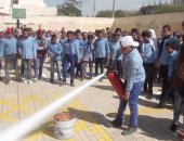 صور.. تعليم الأقصر تنفذ تجربة طوارئ لإخلاء التلاميذ بمدرسة أحمس بالكرنك