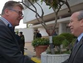 محافظ دمياط يستقبل رئيس وفد الاتحاد الأوروبى لبحث سبل التعاون المشترك