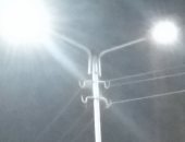 قارئ يحذر من عامود كهرباء يصعق المواطنين فى شارع بورسعيد المنصورة