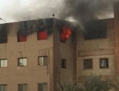 وصول 16 مصابا لمستشفيات شبين الكوم والسادات فى حادث حريق مصنع بالمنوفية