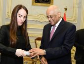 رئيس مجلس النواب يستقبل رئيسة الاتحاد البرلمانى الدولى (صور)