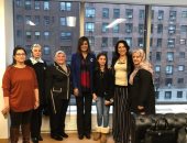 وزيرة الهجرة تزور الجمعية المصرية الإسلامية والمقر البابوى فى نيويورك