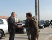 مدير أمن الفيوم يتفقد التمركزات الأمنية بالطريق الدائرى