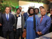 صور.. مكتبة الإسكندرية تستقبل حرم رئيس أفريقيا الوسطى فى زيارة تفقدية لها