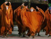 صور.. رقص وبهجة فى اليوم الثانى من كرنفال "مدارس السامبا" بالبرازيل