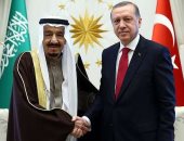 الملك سلمان وأردوغان يؤكدان أهمية وحدة التراب السورى وإيجاد حل سياسى للأزمة