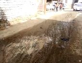 قارئ يشكو من انتشار مياه الصرف الصحى بشارع النورى فى سوهاج