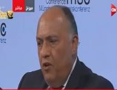فيديو.. سامح شكرى: نتعاون مع دول المنطقة بتبادل معلومات استخباراتية لمكافحة الإرهاب