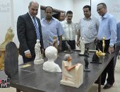 صور.. متحف تعليمى لطلاب الآثار بجامعة كفر الشيخ