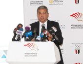 وزير الرياضة يلقى كلمة نيابة عن رئيس الوزراء فى حفل صندوق دعم الرياضة المصرية