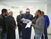 وكيل الأزهر يتابع التجديدات الخاصة بمنبى مجمع البحوث الإسلامية