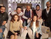 أسرة برنامج "ست الحسن" تحتفل بزواج الإعلامية ريم أحمد على الفنان طه خليفة