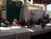 "القومى للمرأة" ببنى سويف ينظم حملة "صوتك لمصر بكرة" بقرية بدهل