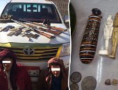 تزامنًا مع مشاركة "الداخلية" بعملية "سيناء 2018".. قوات الأمن تنفذ مليون حكم وتضبط 500 قطعة سلاح بينها رشاشات وجرينوف.. وتحبط دخول شحنة مخدرات وتهريب 300 قطعة أثرية.. وتسقط عشرات المرتشين وتجار العملة