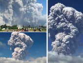 بركان "سينابونج" الأندونيسى يثور مجددا ويقذف رمادا لـ5 كيلومترات