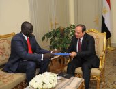 صور.. السيسى يتسلم رسالة من سلفا كير.. ويؤكد دعم مصر لاستقرار جنوب السودان