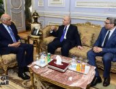 رئيس البرلمان يلتقى وزير العدل لبحث أزمة الكفالة بقانون الإجراءات الجنائية (صور)