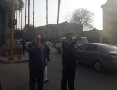 صور.. مدير أمن الجيزة يتفقد الحالة المرورية بميدان الجلاء 