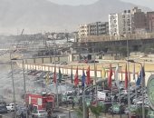 السيطرة على حريق نشب داخل جراج سيارات فى السويس