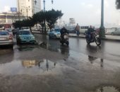 سقوط أمطار متوسطة على دمياط وفتح بوغاز عزبة البرج أمام حركة الصيد
