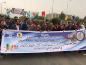 جامعة أسوان تشارك بأسبوع شباب الجامعات الأول بالمنيا 