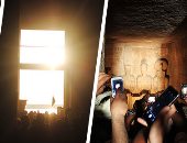 العالم يصوب أنظاره على أسوان.. الشمس تتعامد على وجه رمسيس الثانى بأبو سمبل غدا فى واحدة من أهم الظواهر الفلكية.. التعامد يبدأ بعد شروق الشمس ويستمر 20 دقيقة.. معهد الفلك يرصد الظاهرة ويؤكد تكرارها فى 22 فبراير