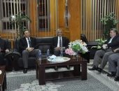 رئيس جامعة المنوفية ونائبه يشاركان فى أسبوع شباب الجامعات الأول لمتحدى الإعاقة بجامعة المنيا