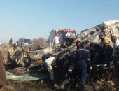 فيديو وصور.. تفحم 8 جثث نتيجة حريق أتوبيس على الطريق الدولى بالإسكندرية