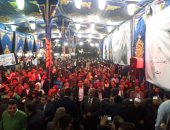 فيديو وصور.. بدء مؤتمر دعم السيسى ببورسعيد بحضور النواب ومئات الأهالى