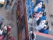 فيديو.. حفل زفاف جماعى لـ20 عريسا وعروسة فى الطوابق بفيصل