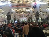 صور.. الآلاف يحتشدون باستاد طنطا فى مؤتمر لدعم وتأييد الرئيس السيسي