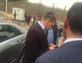 صور.. عبد الواحد السيد فى الجبلاية لمناقشة مشاكل أندية سيناء