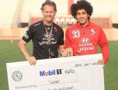 حسين السيد يشارك فى مران الأهلى بعد عودته من السعودية