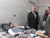 صور.. شاهد مصابى حادث أتوبيس الإسكندرية داخل المستشفيات