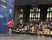 نور الطيب تهزم نور الشربينى 3 / 2 وتتأهل للدور قبل النهائى لبطولة ويندى سيتى للإسكواش