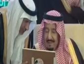 الملك سلمان يصل مقر تدريبات "درع الخليج" لحضور الفعالية بحضور القادة العرب