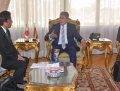 وزيرا الطيران والسياحة يستقبلان السفير الياباني لبحث سبل التعاون بين البلدين 