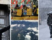 صور.. العالم هذا المساء.. عواصف ثلجية شديدة تجتاح ألبانيا وفرنسا وأيرلندا.. احتفالات بالقدس بعد تراجع إسرائيل عن قرار فرض الضرائب على الكنائس.. وأثار مدمرة لزلزال ضرب بابوا غينيا الجديدة بقوة 7.5 درجة