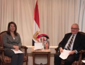 وزيرة التضامن تستقبل سفير إيطاليا لدى القاهرة لبحث التعاون المشترك