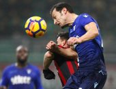 التعادل السلبى يسيطر على الشوط الأول بين لاتسيو وميلان فى كأس إيطاليا