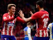 جريزمان وكوستا يقودان هجوم أتلتيكو مدريد أمام لشبونة بالدوري الأوروبي