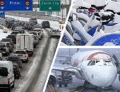 أوروبا تتجمد × 20 صورة.. إعلان حالة الطوارئ فى بريطانيا وسويسرا واليابان وفرنسا بعد مصرع 47 شخصا وإصابة العشرات بسبب موجه الصقيع.. درجات الحرارة تصل 36 درجة تحت الصفر.. والملاحة الجوية تصاب بالشلل 