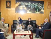 صور.. المستشارة الثقافية لسفارة سلطنة عمان تزور جامعة كفرالشيخ