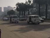النشرة المرورية.. كثافات متحركة بمعظم محاور وميادين القاهرة والجيزة
