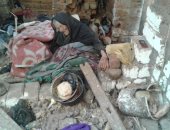 فيديو وصور.. مسنة تسعينية تعيش على «الخبز الناشف» فى حفرة بسوهاج