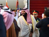 وصول ولى العهد السعودى محمد بن سلمان إلى مطار القاهرة الدولى