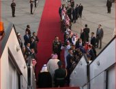 الرئيس السيسي يصل مطار القاهرة لوداع محمد بن سلمان فى ختام زيارته لمصر